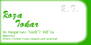 roza tokar business card